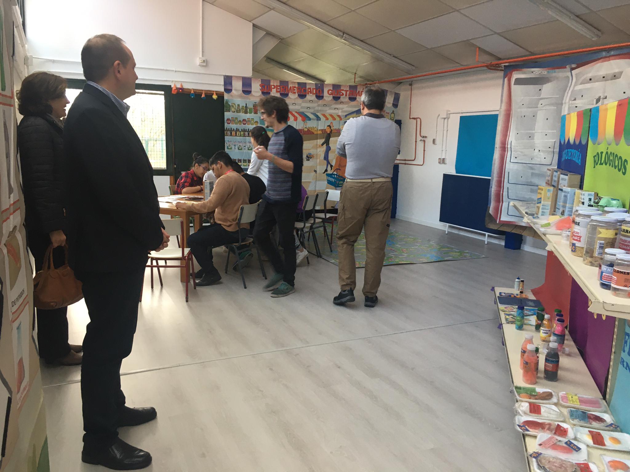 Supermercado itinerante en el CPEE Princesa Sofía dentro del Programa de Formación en Consumo 2019